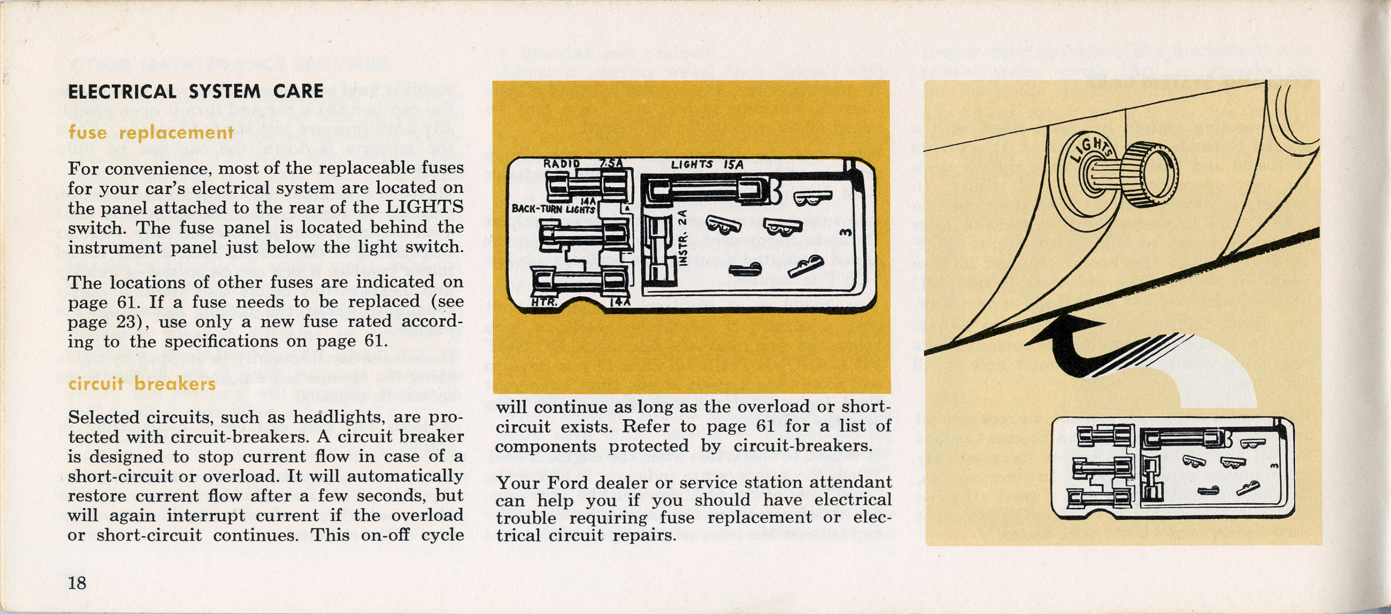 1964 Ford Falcon Owners Manual Page 17